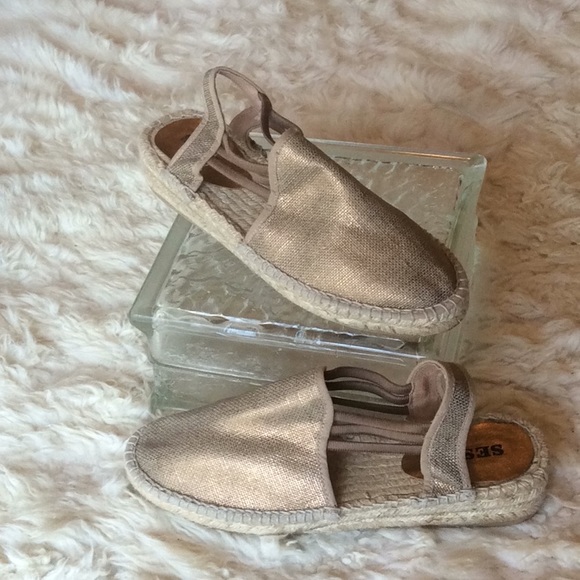 Sesto Meucci Jose Canvas Espadrilles Wedge Sandals - Picture 1 of 6